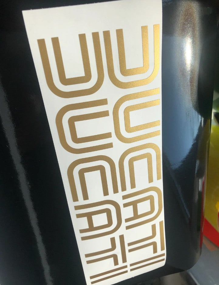 Ducati double lines stickerset