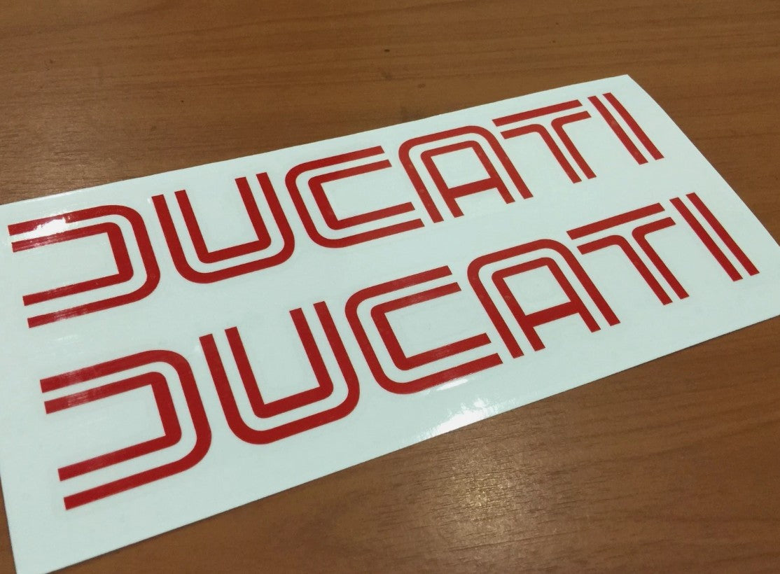 Ducati double lines stickerset 1