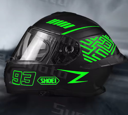 SHOEI Marc Marqeuz 93 helm stickerset