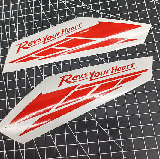 Yamaha Revs your Heart sticker set