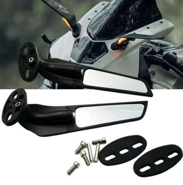 Aerodynamic Stealth Wing Spiegels met LED knipperlicht