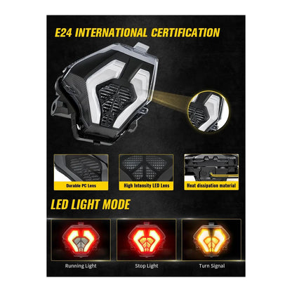 LED achterlicht V2 Yamaha MT25 MT03 MT07 FZ 07 YZF R3 R25